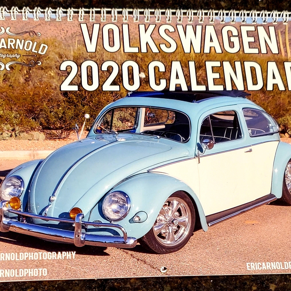 NWT Volkswagen Calender 2020